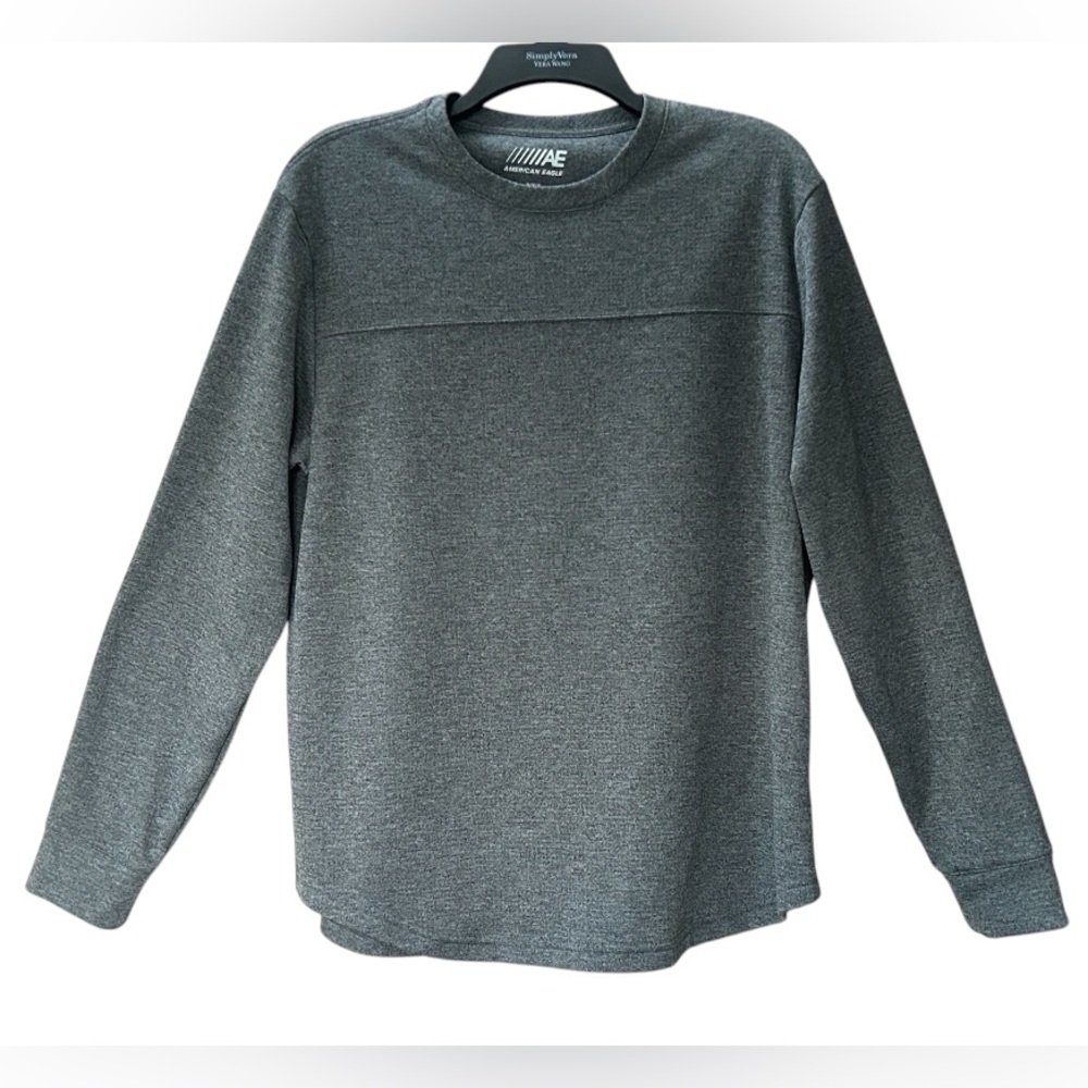 American Eagle Outfitters Charcoal Gray Jersey Waffle Knit Thermal Lining Size M